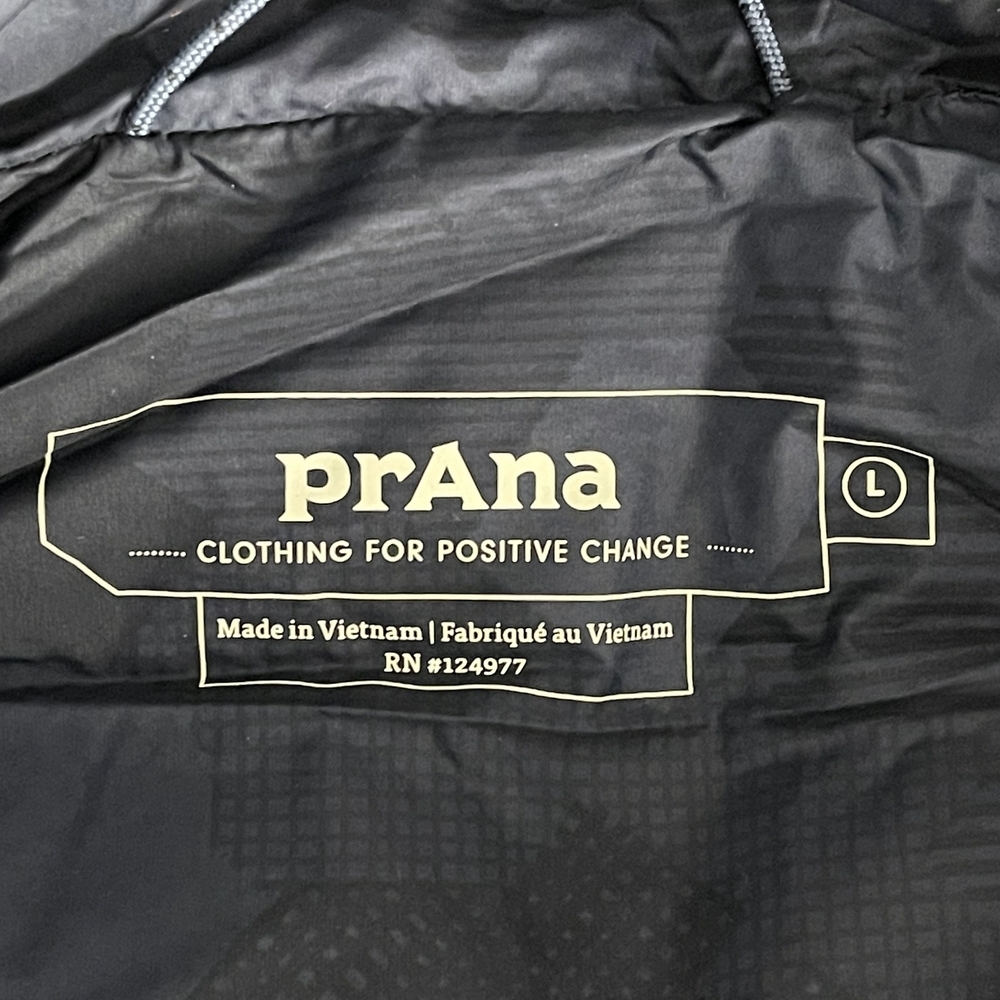 NWT prAna Red Slate Vest in Nautical Camo Large Navy Quilted Pockets #A1086 - Picture 12 of 16